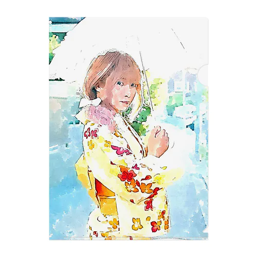 夏に芽吹くひと Clear File Folder