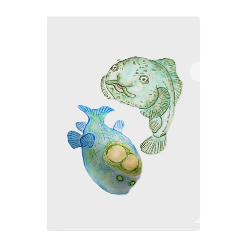 海の鬼灯 Clear File Folder