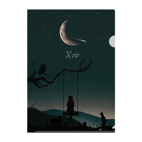 Noir World  ~fantasy~ Clear File Folder