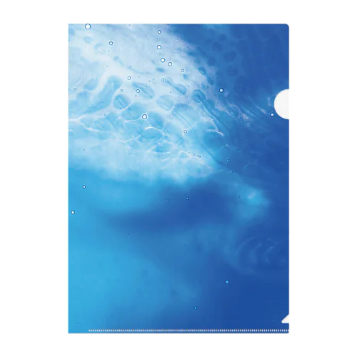 #002 Sea like sky, sky like sea Clear File Folder