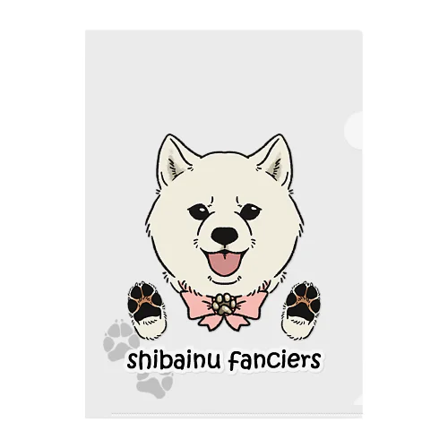 shiba-inu fanciers(白柴) Clear File Folder