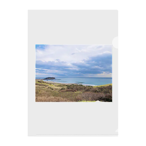 北海道の海 Clear File Folder