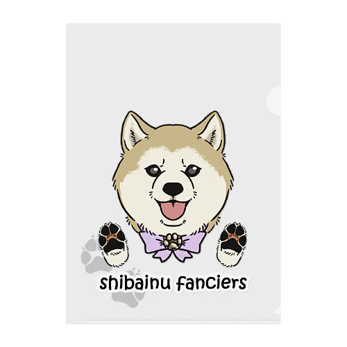 shiba-inu fanciers(シニア柴) Clear File Folder