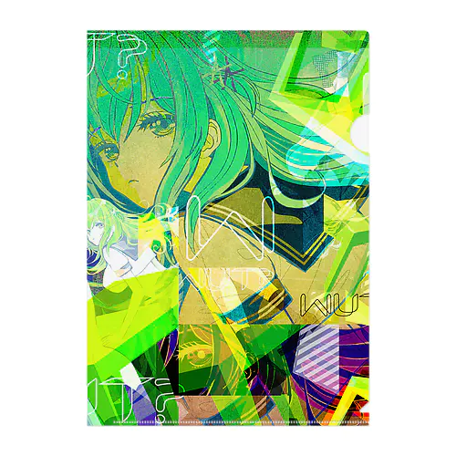 WUT MIX 0611 ノンエロポップアート Clear File Folder