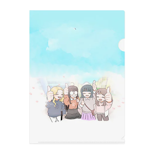 クリアファイル Clear File Folder