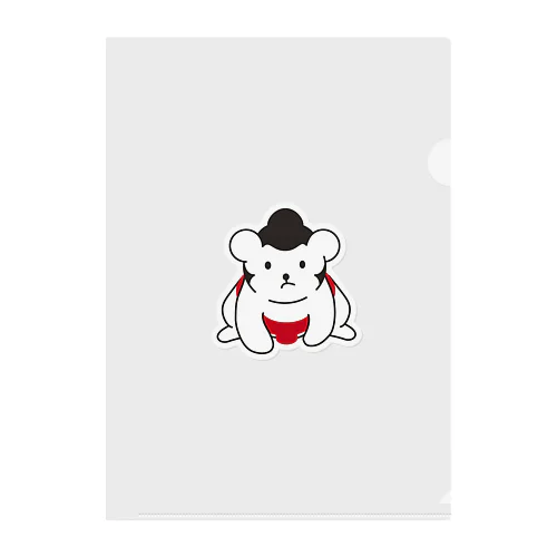 SUMO BEAR UP （すもう熊） Clear File Folder