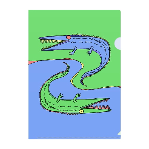 Crocodile Crocodile Clear File Folder