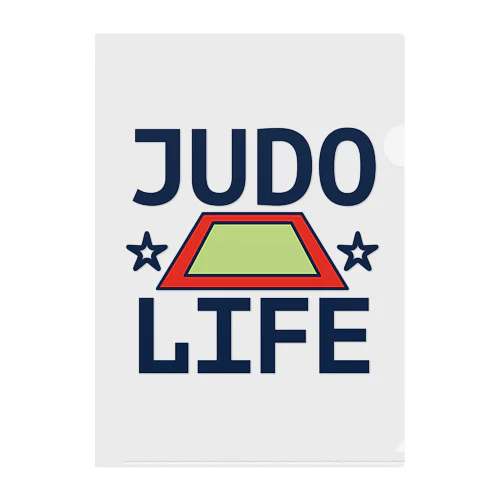 柔道・JUDO・じゅうどう・グッズ・デザイン・武道・#Tシャツ・柔(やわら)の術・投げ技・固め技・当身技・格闘技・日本・柔術・男子・女子・かっこいい・かわいい・強靭・選手・柔よく剛を制す・世界・柔道場 Clear File Folder