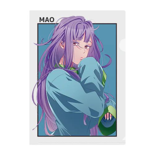 MAOちゃん(寝起き) Clear File Folder