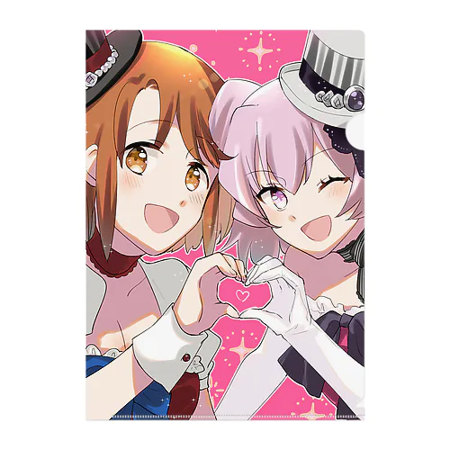 ハッピーアイドルツインスター Clear File Folder