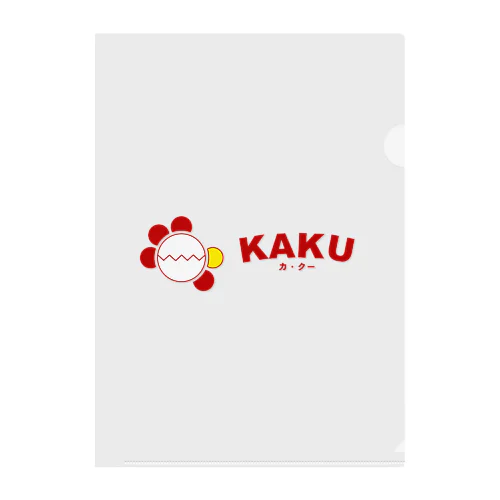 架空のスーパー「KAKU カ•クー」 クリアファイル