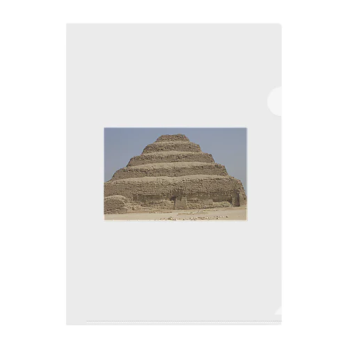 エジプトの階段ピラミッド クリアファイル