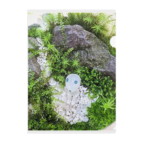 苔テラリウム　雅 Clear File Folder