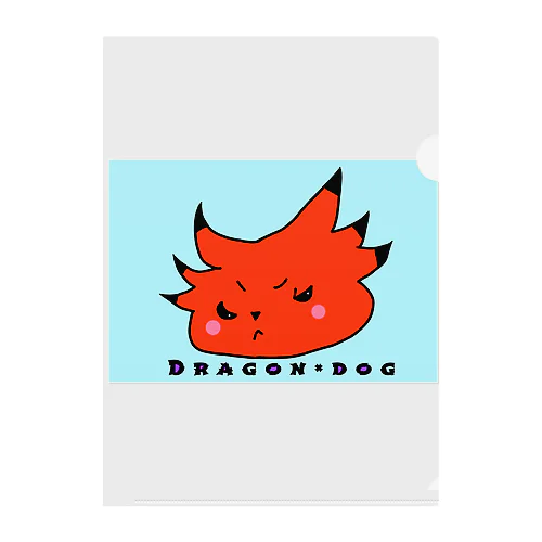 Dragon×dog Clear File Folder