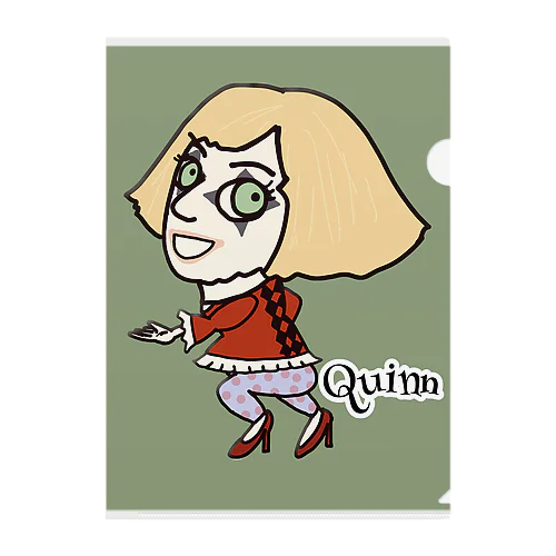 Quinn Clear File Folder