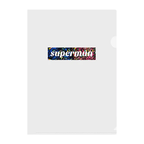 superman クリアファイル