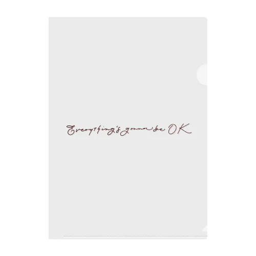 everything's gonna be ok Clear File Folder