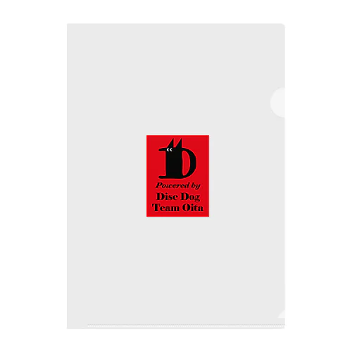 DDTObk-red Clear File Folder