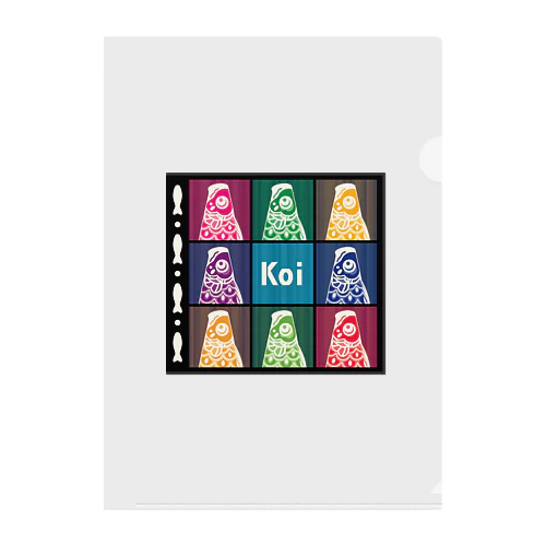 「Koi」 Clear File Folder