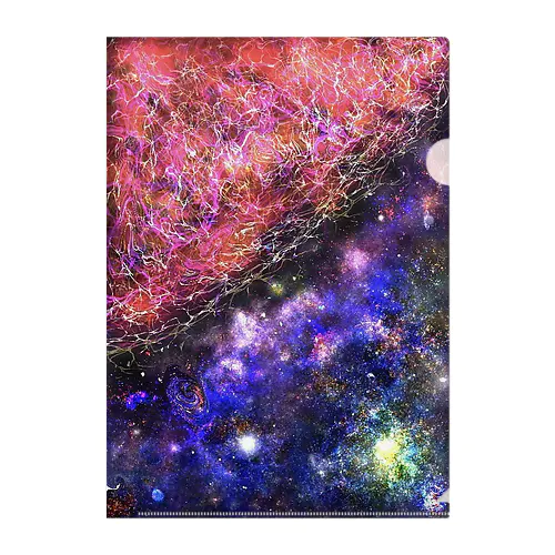 宇宙 Clear File Folder