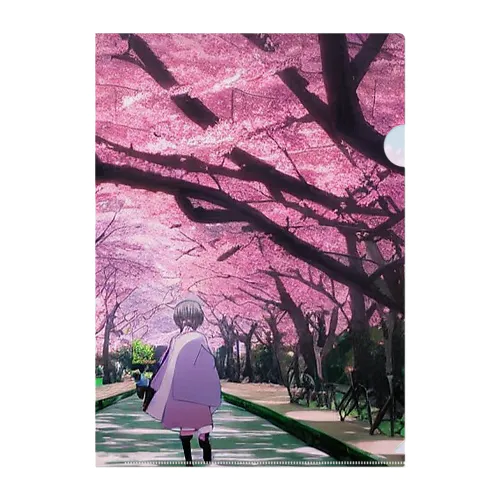 さくらさく Clear File Folder