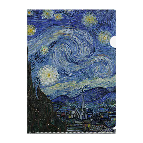 星月夜 / The Starry Night Clear File Folder