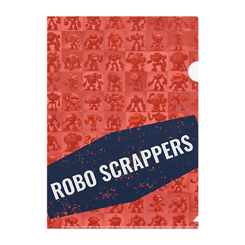 ROBO SCRAPPERS 128 Clear File Folder