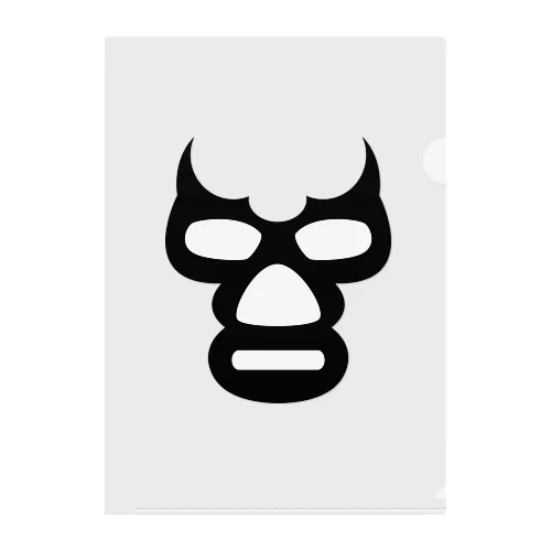 Luchador Clear File Folder