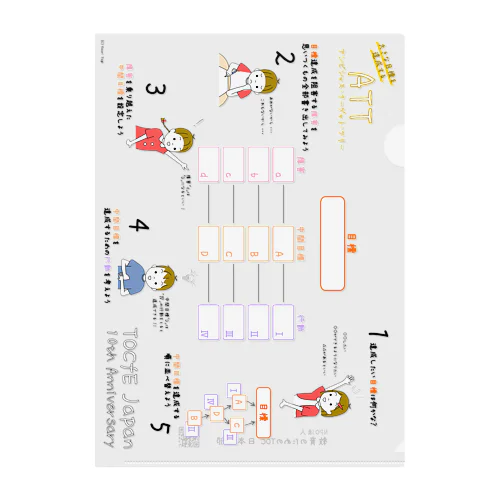 TOCfE「ATT」の使い方のクリアファイル クリアファイル