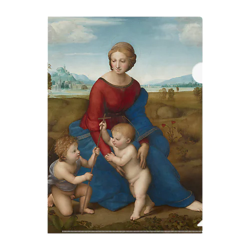 牧場の聖母 / Madonna del Prato Clear File Folder