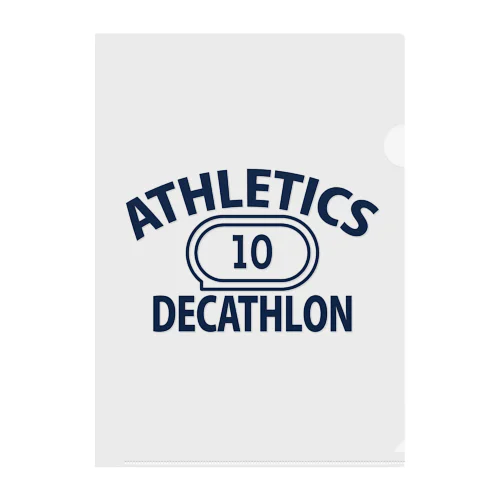 十種競技・デカスロン・DECATHLON・じっしゅきょうぎ・二日間・10種・男子・女子・かっこいい・かわいい・選手・陸上部員・トレーニング・混成競技・確実・有望・応援・タイム・得点・入賞・実力 Clear File Folder