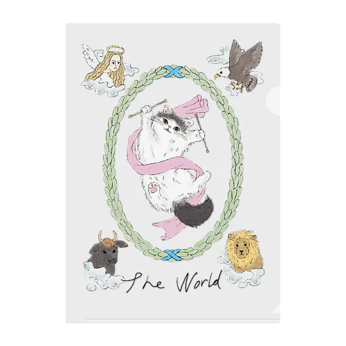 Cat of the world Clear File Folder