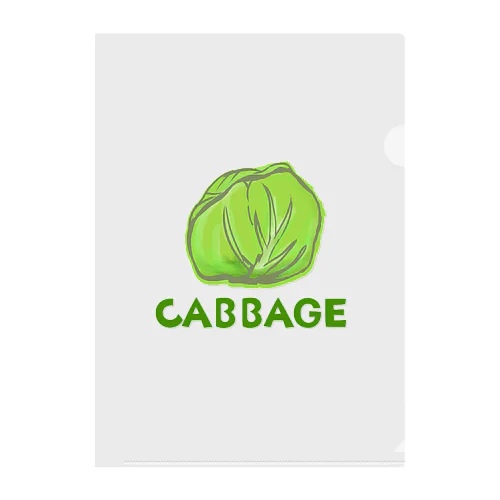 cabbage クリアファイル