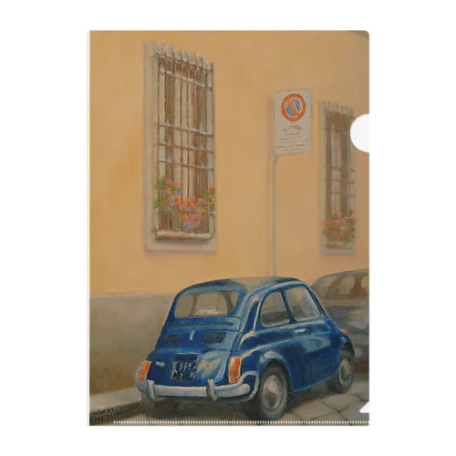 イタリア式駐車方法 クリアファイル