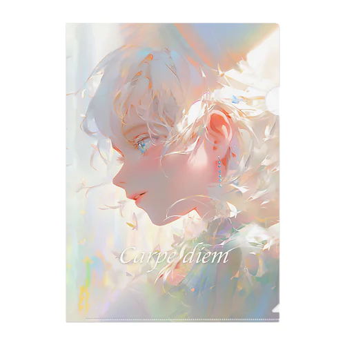 Carpe diem Clear File Folder