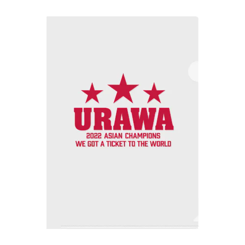 URAWA 2022 ASIAN CHAMPIONS Clear File Folder