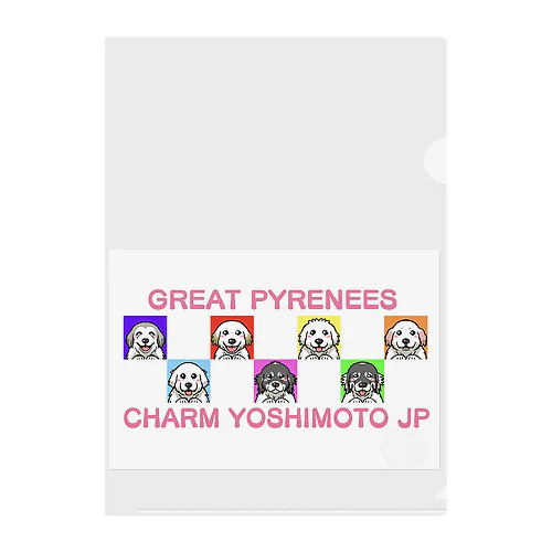 チャームヨシモトの皆の衆グッズ Clear File Folder