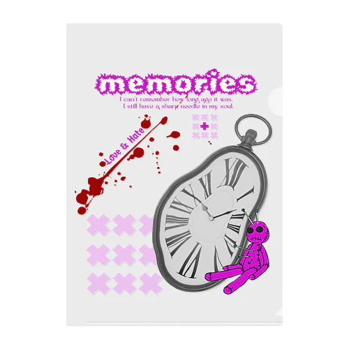 memories クリアファイル