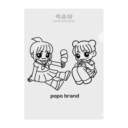 U＆P Clear File Folder