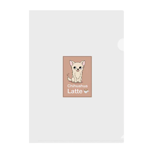 Ch-Latte-1 Clear File Folder