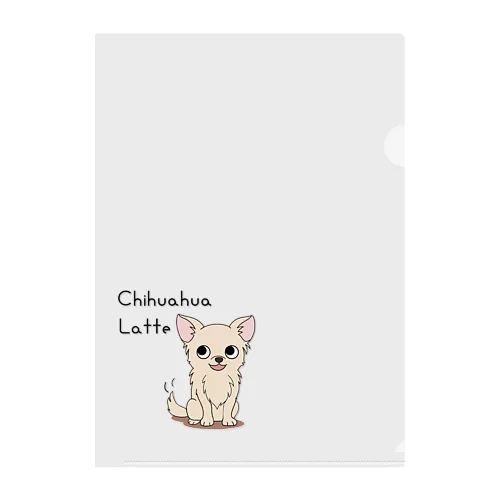 ch-latte-2 Clear File Folder