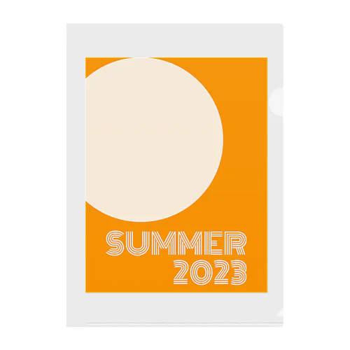 SUMMER2023 Clear File Folder