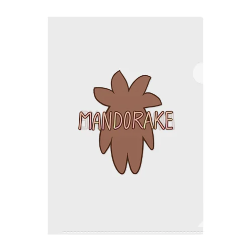 MANDORAKE Clear File Folder