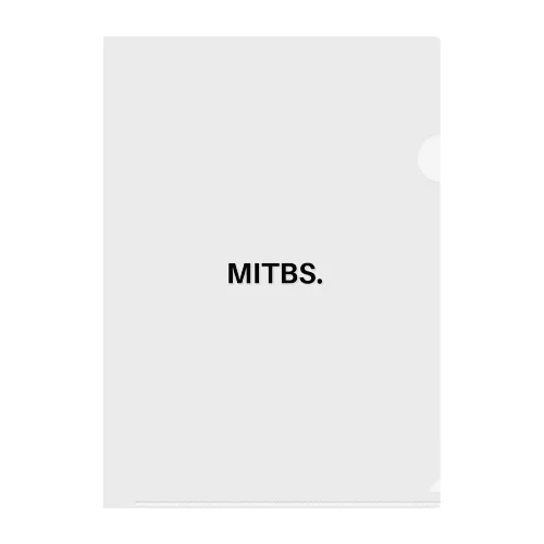 MITBS. Clear File Folder