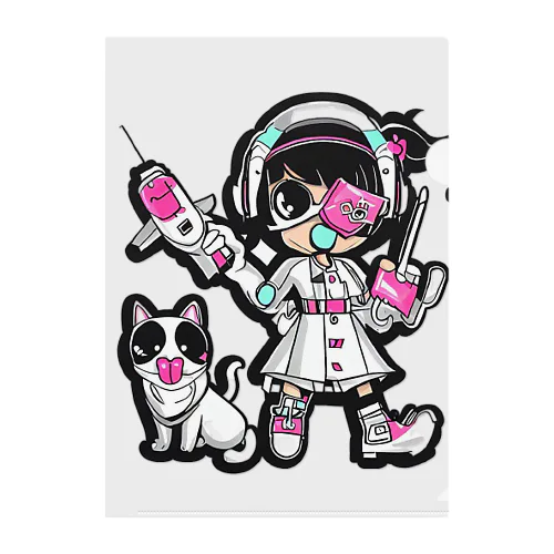 CuteCombat_nurse(ナース)_ver.001 Clear File Folder