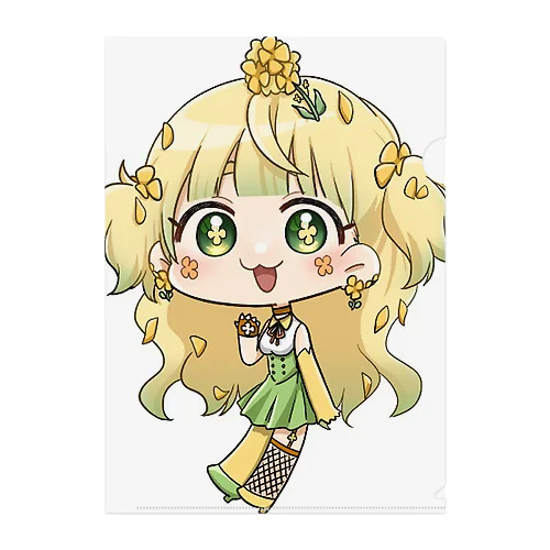 菜の花ちゃん Clear File Folder