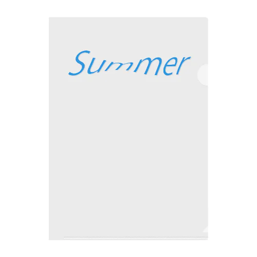 Summer サマー Clear File Folder