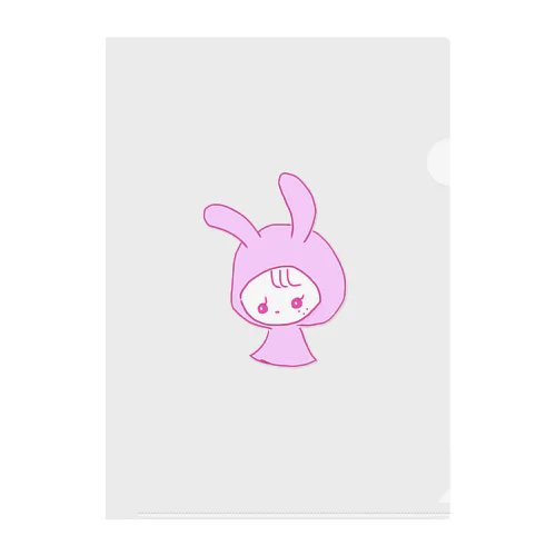 ちびらびにゃんこ(べびー) Clear File Folder