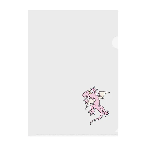 PINKDRAGON Clear File Folder