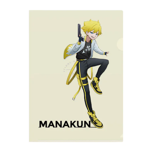 MANAKUN選手★クリアファイル Clear File Folder